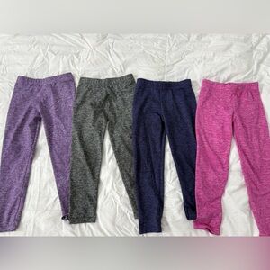 Dori creations soft heathered leggings. Size 4. 4 pairs